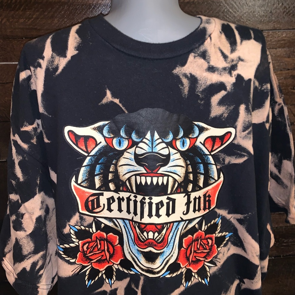 Certified Ink Traditional Tattoo Bleach Tee